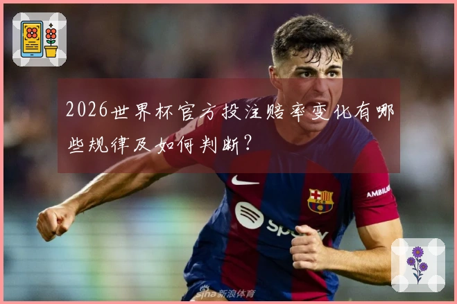 2026世界杯官方投注赔率变化有哪些规律及如何判断？